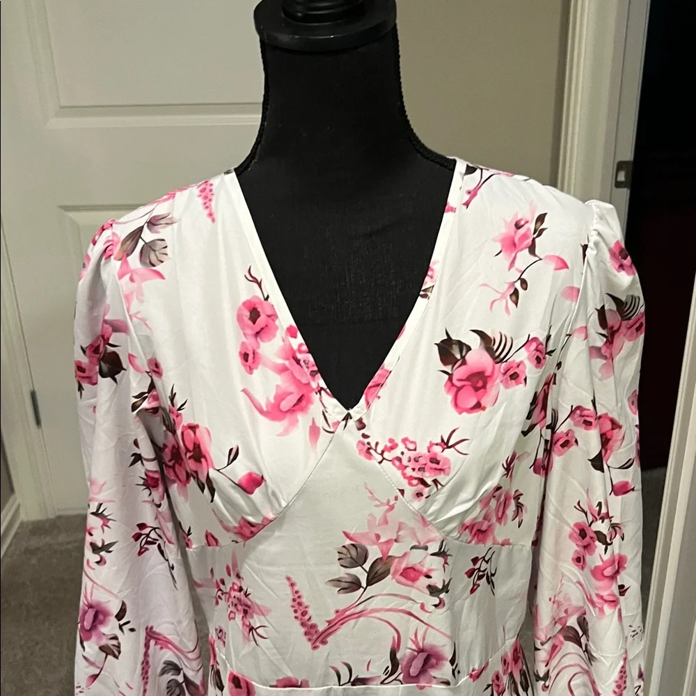 Floral Long Sleeve Maxi Dress - Picture 4 of 14
